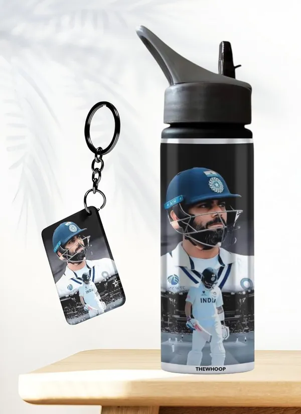 Combo_Pack_Of_2_Off_&_White_Virat_Kohli_Printed_Sipper_750_Ml_Aluminium_Bottle_&_Keychain_Combo_With_Holding_Grip_Feature_|_Office,_Gym_&_School_Water_Bottle_Best_Gift_Virat_Kohli_Fans_&_Cricket_Lovers
