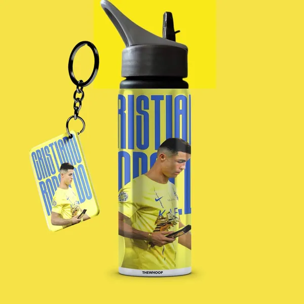 Combo_Pack_Of_2_Golden_Cristiano_Ronaldo_Printed_Sipper_750_Ml_Aluminium_Bottle_&_Keychain_Combo_With_Holding_Grip_Feature_|_Gym_&_School_Water_Bottle_Best_Gift_For_Cr7_/_Football_Sports_Fans