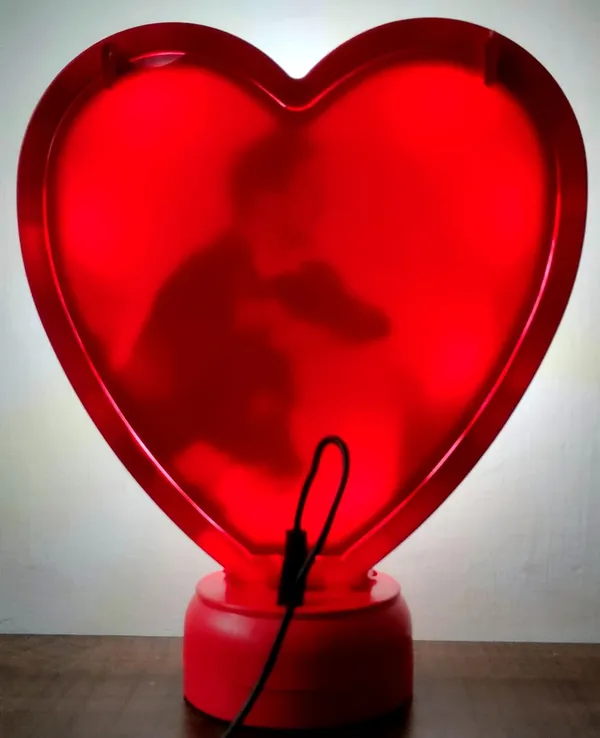 Red_Plastic_Personalized_Customize_Magic_Mirror_Cum_Photo_Heart_Shape_Tabletop_Frame_With_Led_Light