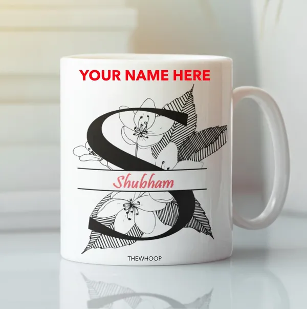 White_Customized_Alphabet_Unique_Design_With_Personalized_Name_Ceramic_Coffee_Mug(350Ml)_Best_Gift_For_Birthday,_Anniversary_&_Friends/_Couples.
