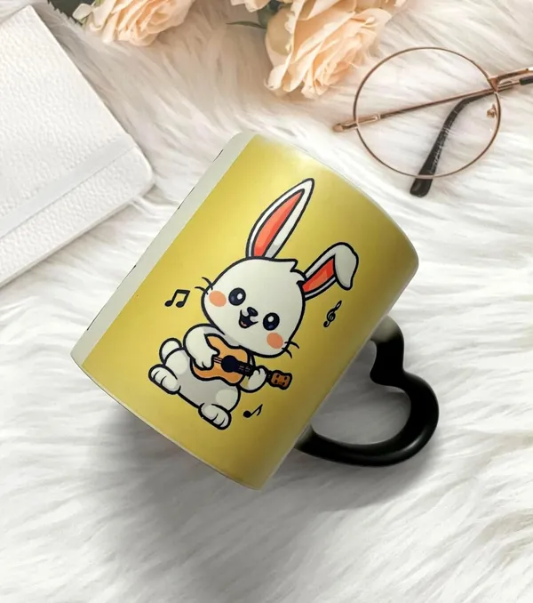 Combo_Pack_Of_White_Customized_Ceramic_Photo_Mug_And_Keychain_|_Birthday/_Valentines_Day_Gift_Personalized_Mug_And_Keychain_With_Your_Photo,_Name_Or_Any_Caption_(Heart_Handle_Magic_Mug)