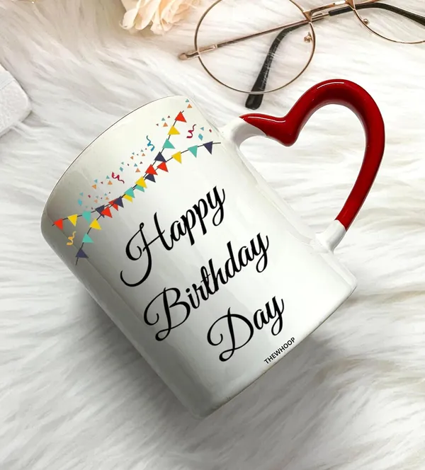 Combo_Pack_Of_White_Customized_Ceramic_Photo_Mug_And_Keychain_|_Birthday/_Valentines_Day_Gift_Personalized_Mug_And_Keychain_With_Your_Photo,_Name_Or_Any_Caption_(_Heart_Handle_Mug)