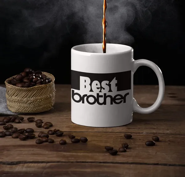 White_Printed_New_Designs_Ceramic_Best_Brother_Coffee_Mug_(350_Ml)