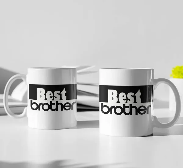 White_Printed_New_Designs_Ceramic_Best_Brother_Coffee_Mug_(350_Ml)