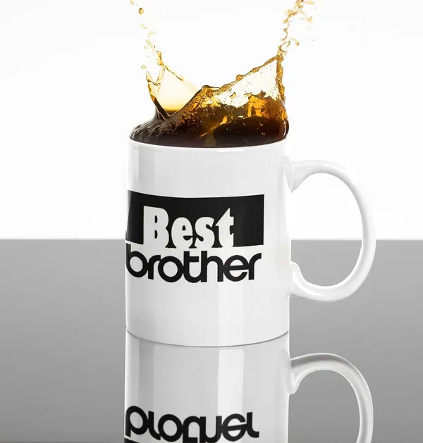 White_Printed_New_Designs_Ceramic_Best_Brother_Coffee_Mug_(350_Ml)