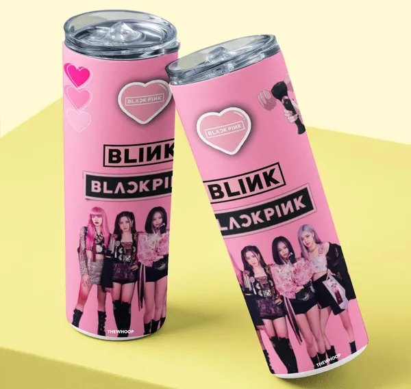 White_Black_K-Pop_Army_Girls_Printed_Stainless_Steel_Tumbler_600_Ml_Water_Bottle_Best_Gift_For_Birthday_Or_Special_Occasion.