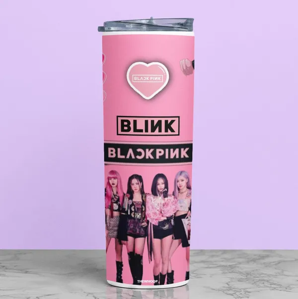 White_Black_K-Pop_Army_Girls_Printed_Stainless_Steel_Tumbler_600_Ml_Water_Bottle_Best_Gift_For_Birthday_Or_Special_Occasion.