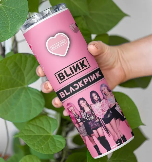 White_Black_K-Pop_Army_Girls_Printed_Stainless_Steel_Tumbler_600_Ml_Water_Bottle_Best_Gift_For_Birthday_Or_Special_Occasion.
