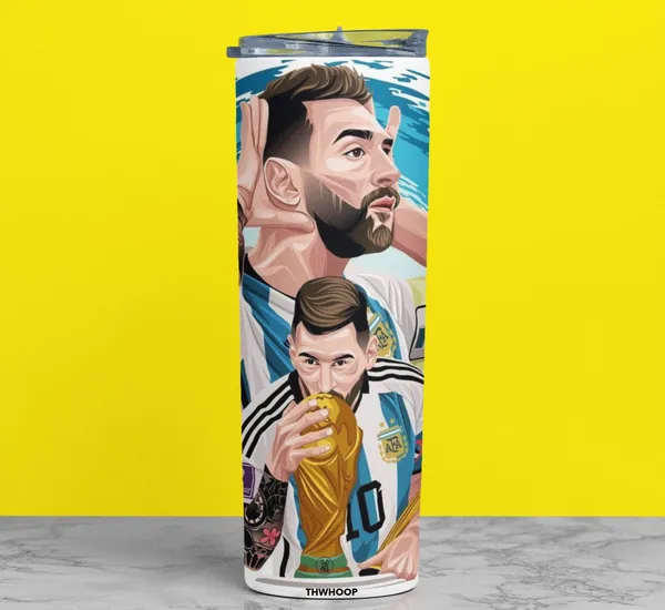White_Printed_Footballer_Lionel_Messi_Stainless_Steel_Tumbler_600_Ml_Water_Bottle_Best_Gift_For_Messi_Fans_For_Birthday_Or_Special_Occasion
