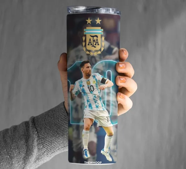 White_Printed_Footballer_Lionel_Messi_Stainless_Steel_Tumbler_600_Ml_Water_Bottle_Best_Gift_For_Messi_Fans_For_Birthday_Or_Special_Occasion