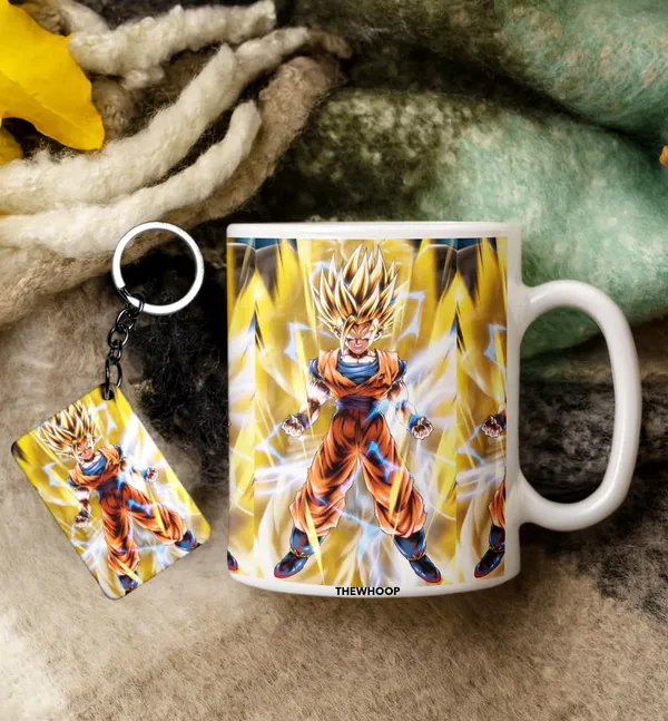 Combo_Pack_Of_2_White_Anime_Naruto/_Goku/_Luffy_Gift_|_Ceramic_Coffee_Mug_350_Ml_With_Keychain_(Anime-_Goku)