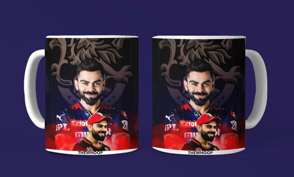 Combo_Pack_Of_2_White_Printed_Virat_Kohli_Ceramic_Coffee_Mug_(350Ml)_With_Wooden_Key-Chain_Combo_Gift_For_Virat_Kohli_Fans_&_Cricket_Lovers_(Virat_-_Rcb)