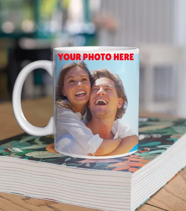White_New_Personalized_Photo_Ceramic_Coffee_Mug