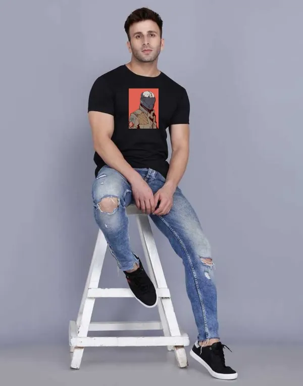 Black_Personalized_Round_Neck_Regular_Fit_Premium_Cotton_Unisex_T-Shirt
