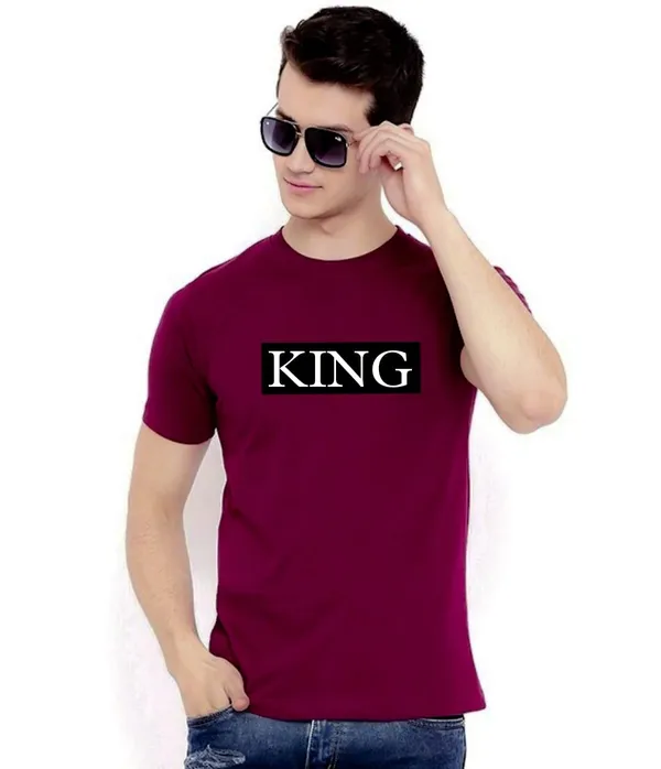Maroon_Personalized_Round_Neck_Regular_Fit_Premium_Cotton_Unisex_T-Shirt