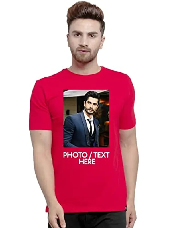 Red_Personalized_Round_Neck_Regular_Fit_Premium_Cotton_Unisex_Tshirt