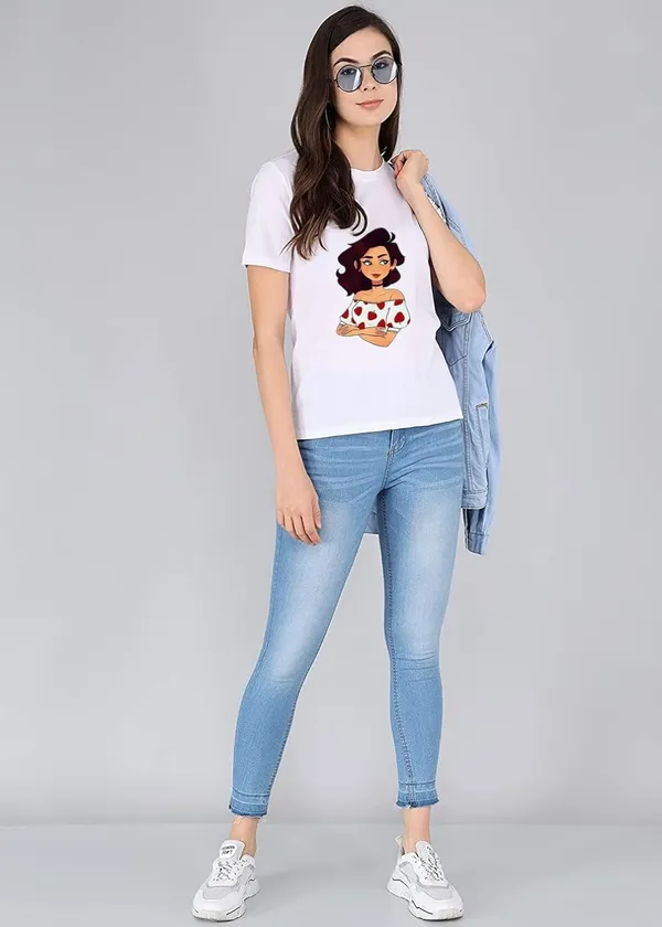 White_Personalized_Custom_Print_Round_Neck_Cotton_T-Shirt_For_Women,_Girl,_Men_&_Boys