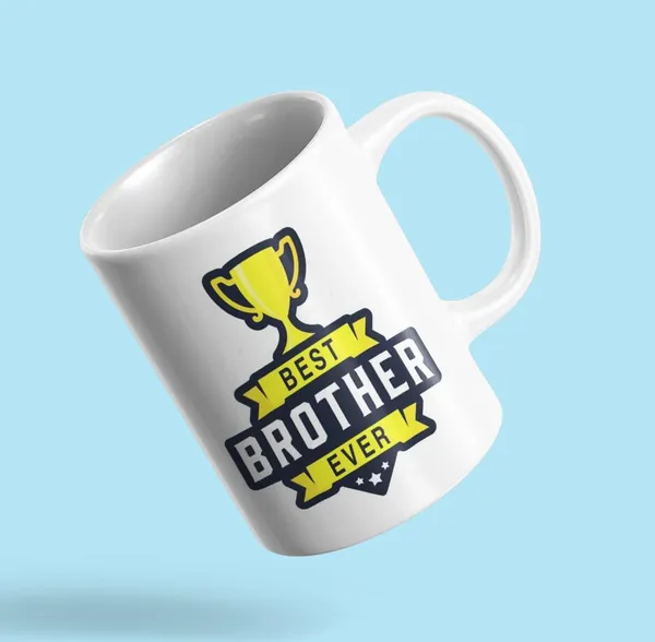 White_Printed_New_Designs_Ceramic_Best_Brother_Coffee_Mug_(350_Ml)