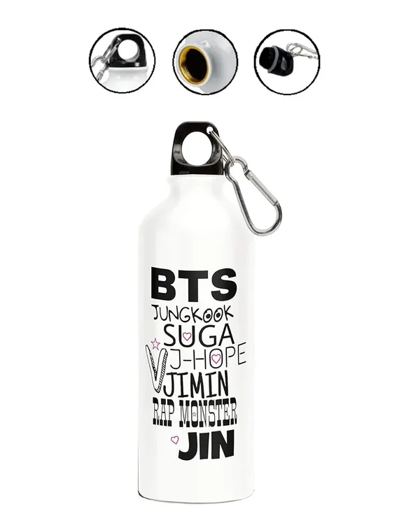 White_Bts_Bangtan_Boys_Vogue_Printed_Aluminium_Sports_Sipper_(750_Ml)_Music_Band_V_Suga_J-Hope_Jungkook_Jin_Jimin_Rm_Bts_Signature_Army_Best_Gift_For_Bts_Lover_Water_Bottle_Pack_Of_1