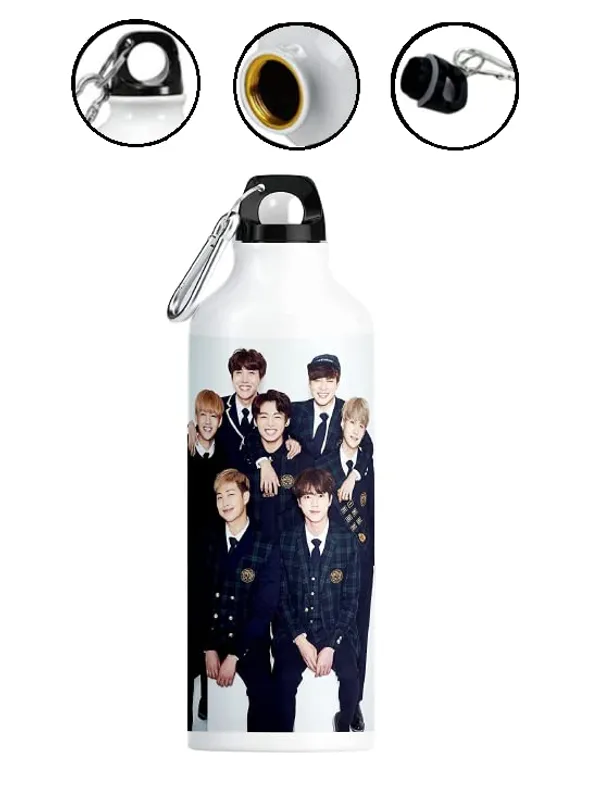 White_Bts_Bangtan_Boys_Theme_Fan_Art_Aluminium_Sipper_Water_Bottle_750Ml,_Multicolour,_Pack_Of_1
