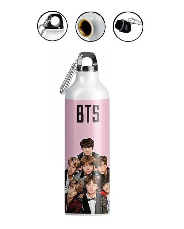 White_Bts_Bangtan_Boys_Theme_Fan_Art_Aluminium_Sipper_Water_Bottle_750Ml,_Multicolour,_Pack_Of_1