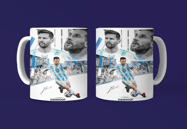 Combo_Pack_Of_2_White_Printed_Lionel_Messi_Ceramic_Coffee_Mug_(350Ml)_With_Wooden_Key-Chain_Gift_For_Lionel_Messi_Fans_&_Football_Lovers_(Messi-Kick)