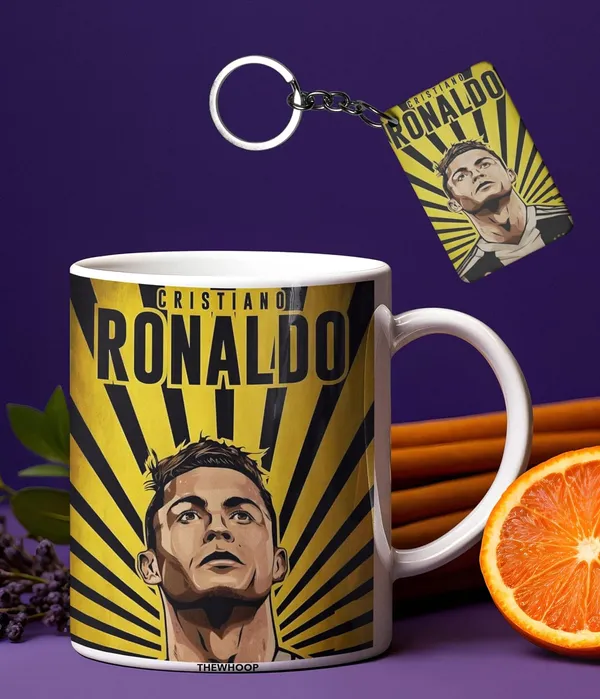 Combo_Pack_Of_2_White_Printed_Cristiano_Ronaldo_Ceramic_Coffee_Mug_(350Ml)_With_Wooden_Key-Chain_Combo_Gift_For_Cristiano_Ronaldo_Fans_&_Football_Lovers_(Ronaldo)