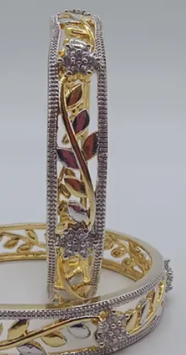 Gold_Premium_Rhodium_Bangles_For_Women