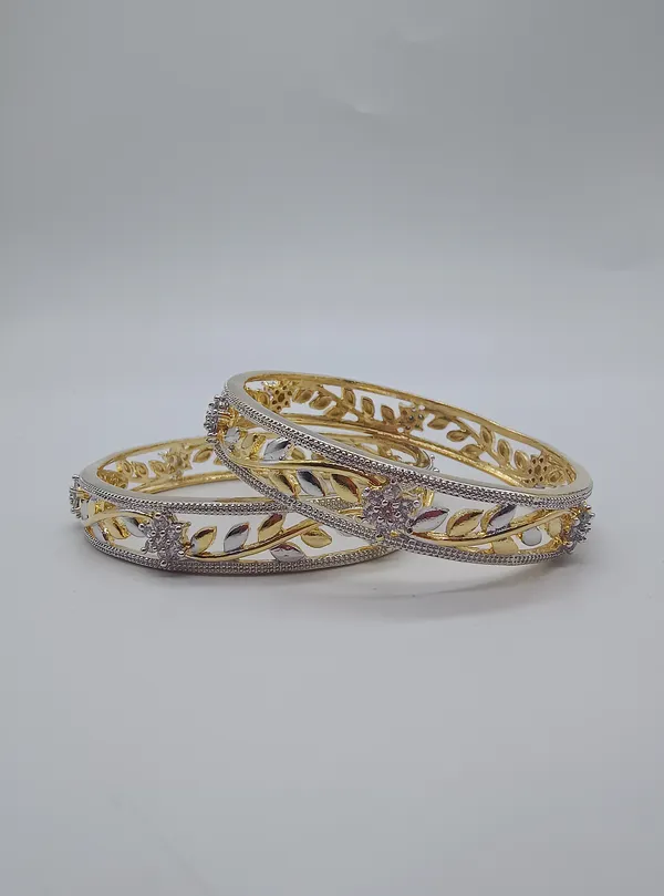 Gold_Premium_Rhodium_Bangles_For_Women