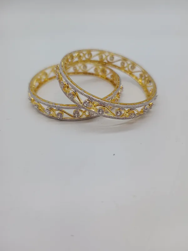 Gold_Premium_Rhodium_Bangles_For_Women