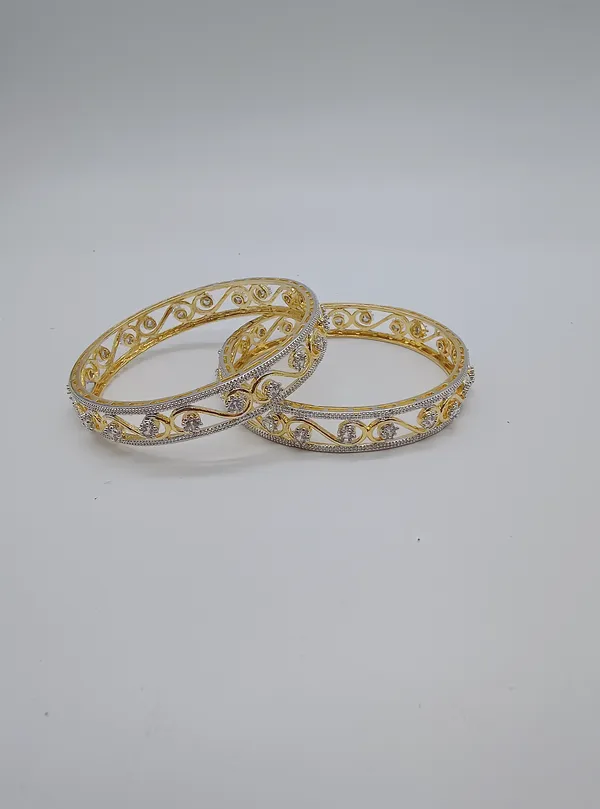 Gold_Premium_Rhodium_Bangles_For_Women