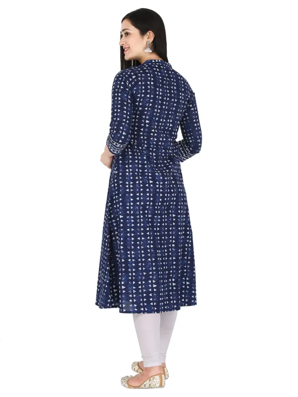 Indigo_Print_Pure_Cotton_A-Line_Kurta