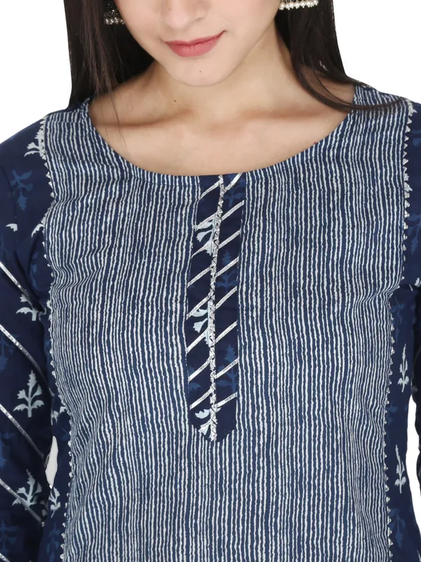Blue_Ethnic_Motif_Printed_Pure_Cotton_A-Line_Kurta