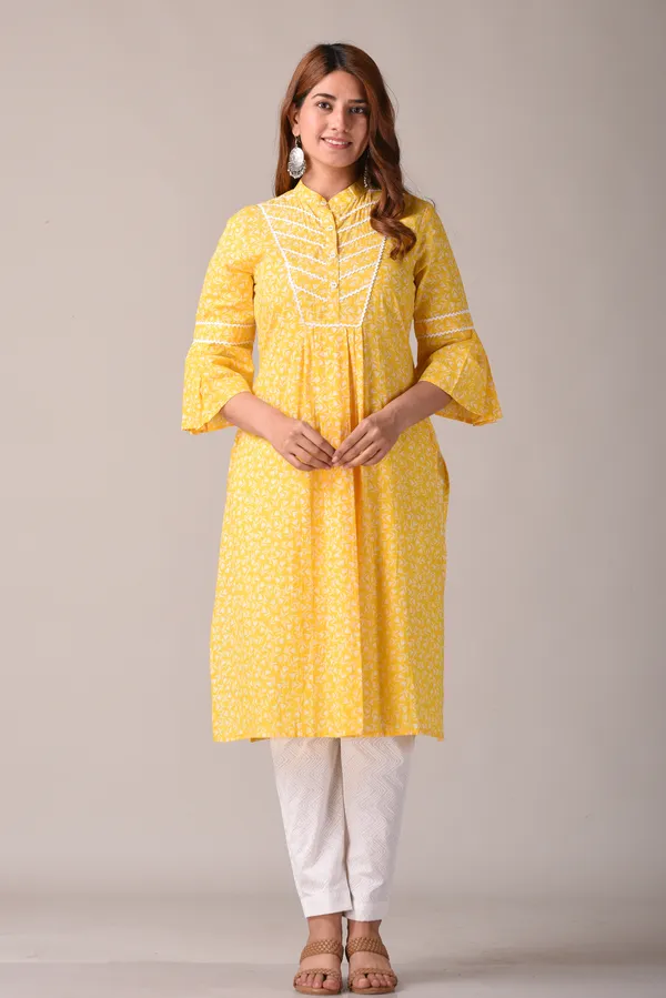 Yellow_Kurti_Floral_Printed_Straight_Kurta