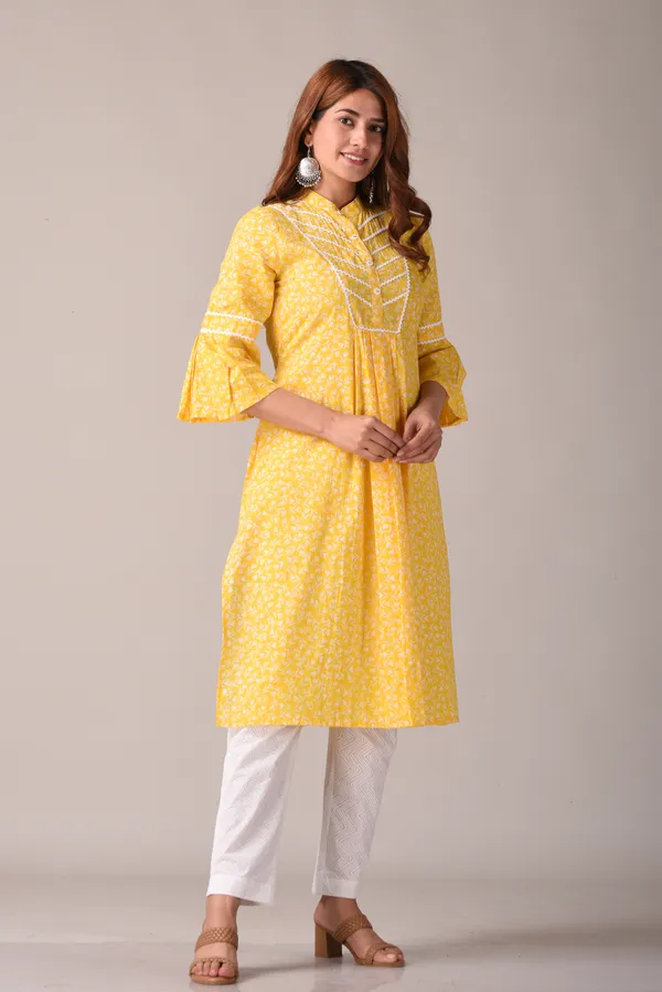 Yellow_Kurti_Floral_Printed_Straight_Kurta