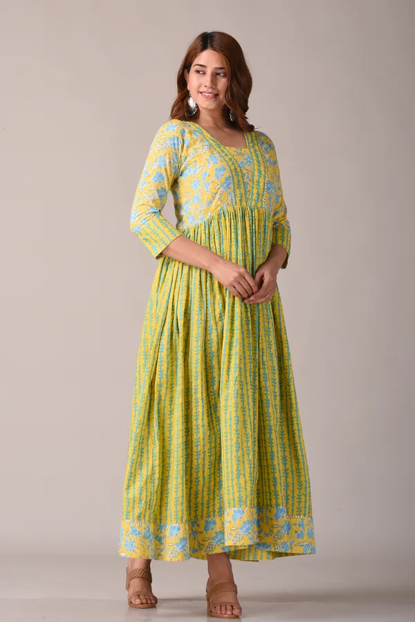 Yellow_Floral_Printed_Pure_Cotton_Maxi_Dress