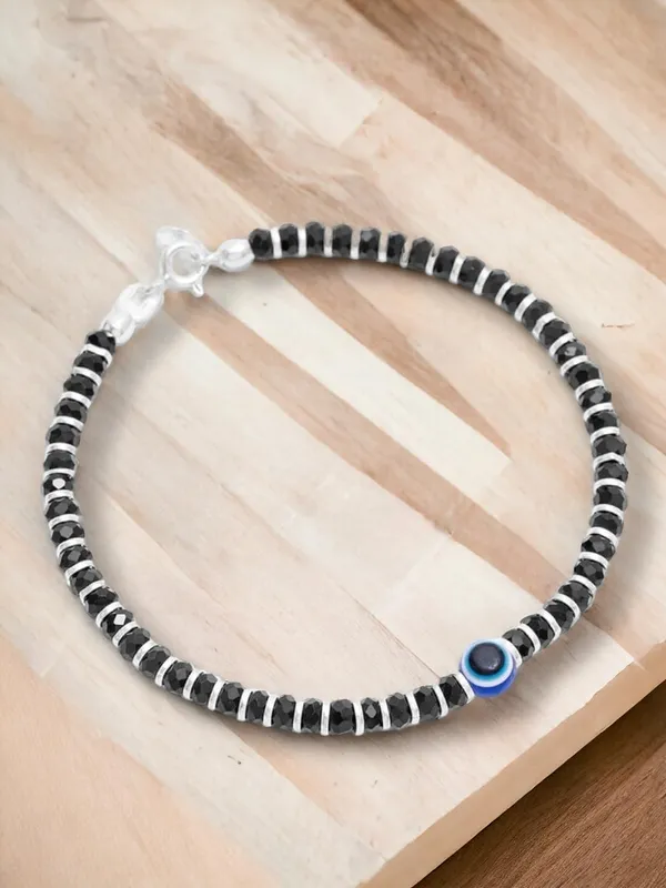Silver_Nazariya_For_Women_With__Crystals__7-Inch_92.5%_Pure_Stering_Bracelet_For_Women_(Evil_Eye_Pair)