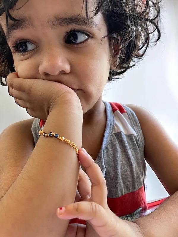 Silver_Gold_Foaming_Jewellery_Gold_Plated_Baby_Bracelet_Crystal_Nazariya_Bracelet_Latest_Trend_Style_Beautiful_Artificial_Hand_Nazariya_For_Kids_(Cake)