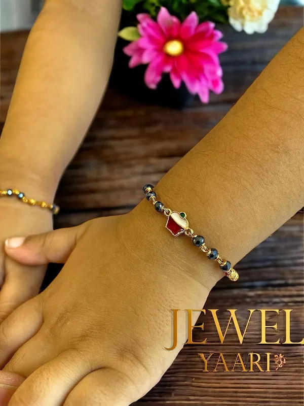 Silver_Gold_Foaming_Jewellery_Gold_Plated_Baby_Bracelet_Crystal_Nazariya_Bracelet_Latest_Trend_Style_Beautiful_Artificial_Hand_Nazariya_For_Kids_(Cake)