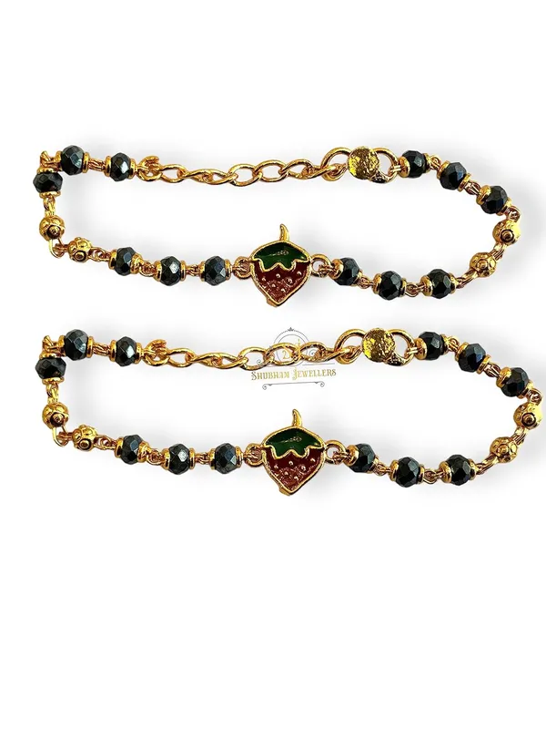 Silver_Gold_Foaming_Jewellery_Gold_Plated_Baby_Bracelet_Crystal_Nazariya_Bracelet_Latest_Trend_Style_Beautiful_Artificial_Hand_Nazariya_For_Kids_(Stroberi)