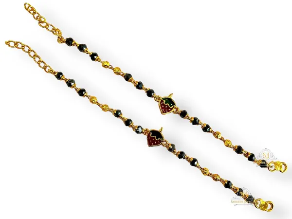 Silver_Gold_Foaming_Jewellery_Gold_Plated_Baby_Bracelet_Crystal_Nazariya_Bracelet_Latest_Trend_Style_Beautiful_Artificial_Hand_Nazariya_For_Kids_(Stroberi)