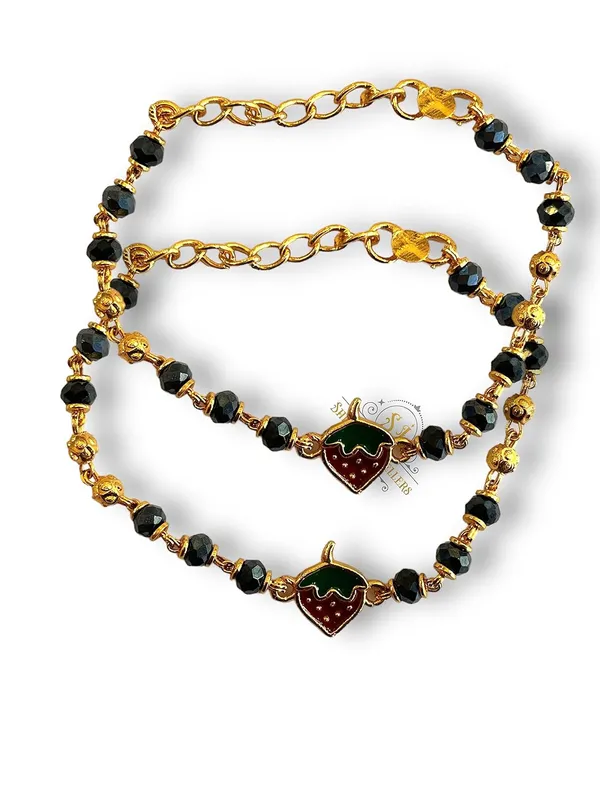 Silver_Gold_Foaming_Jewellery_Gold_Plated_Baby_Bracelet_Crystal_Nazariya_Bracelet_Latest_Trend_Style_Beautiful_Artificial_Hand_Nazariya_For_Kids_(Stroberi)