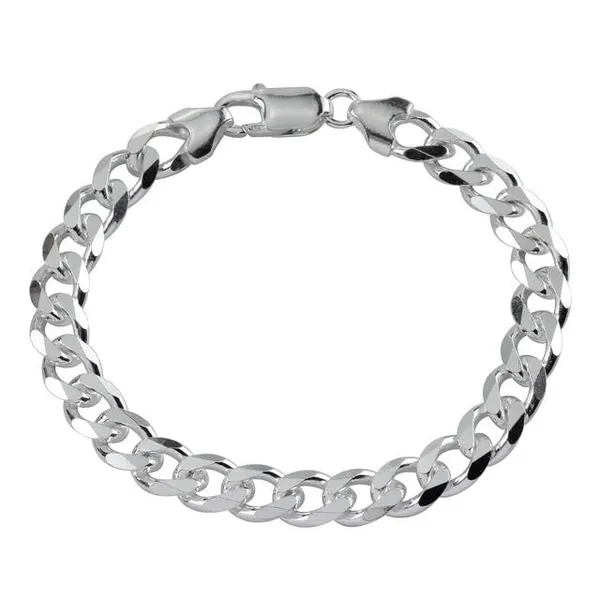 Silver_Pure_925_Sterling_Italian_Curb_Bracelet_For_Men_Womens,_Girls,_And_Boys_8.5_Inches(10_Gm)