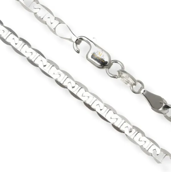 Silver_Pure_925_Sterling_Italian_Link_Curb_Bracelet_For_Men_Womens_Girls_And_Boys_8.5_Inches(10_Gm)_(Link-14Gm)