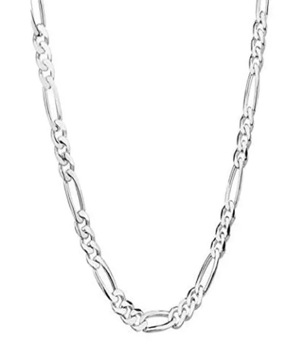 Silver_Pure_925_Sterling_Italian_Sachin_Figaro_Chain_Necklace_Acpl_For_Men_24_Inches(16_Gm)