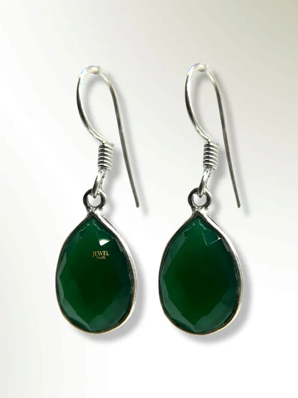 Silver_Pure_925_Sterling_Hoop_Dangle_Earrings_For_Women_And_Girls__Emerald_Look_Alike_Earring_For_Girl
