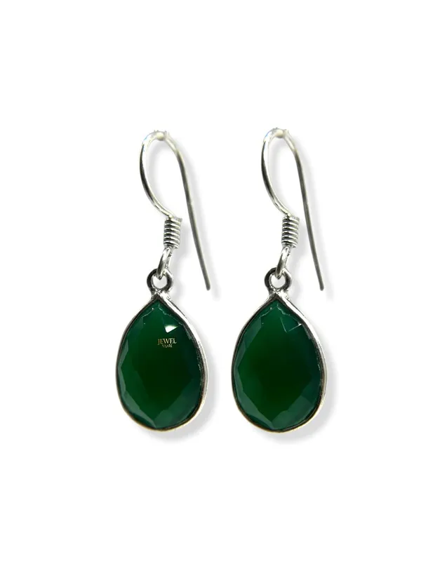 Silver_Pure_925_Sterling_Hoop_Dangle_Earrings_For_Women_And_Girls__Emerald_Look_Alike_Earring_For_Girl