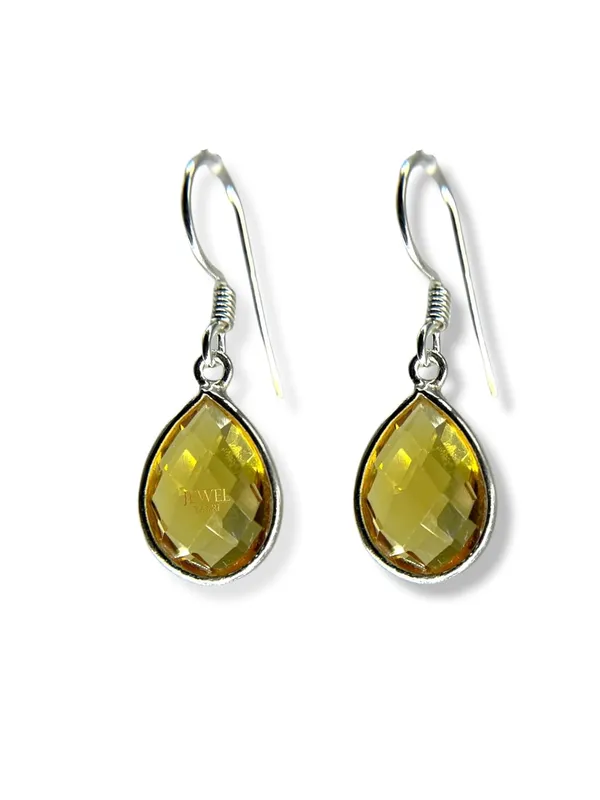 Silver_Pure_925_Sterling_Hoop_Dangle_Earrings_For_Women_And_Girls_Golden_Round_Hessonite_Look_Alike_Earring_For_Girl