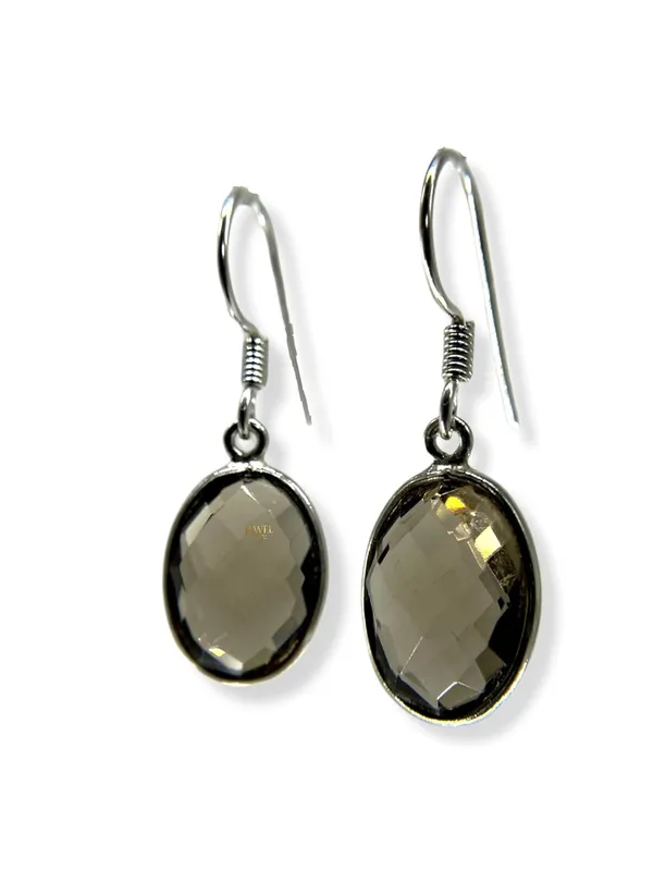 Brown_Pure_925_Sterling_Hoop_Dangle_Earrings_For_Women_And_Girls__Round_Hessonite_Look_Alike_Earring_For_Girl
