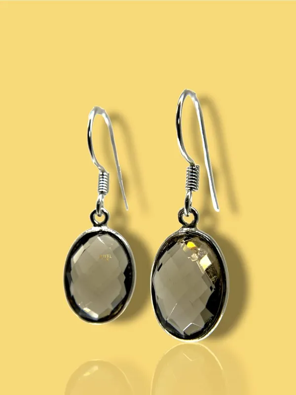 Brown_Pure_925_Sterling_Hoop_Dangle_Earrings_For_Women_And_Girls__Round_Hessonite_Look_Alike_Earring_For_Girl